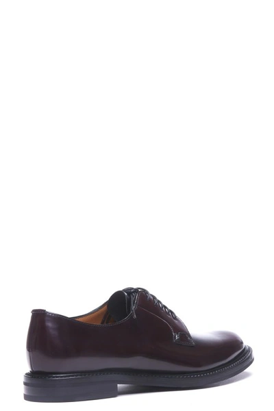 Shop Church's Burgundy Lace-up Shoes In Grey
