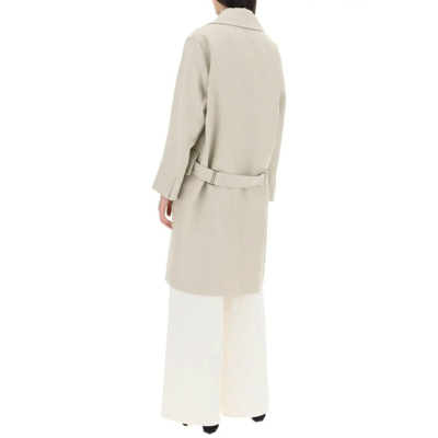 Shop Max Mara White Mescal Coat In Grey