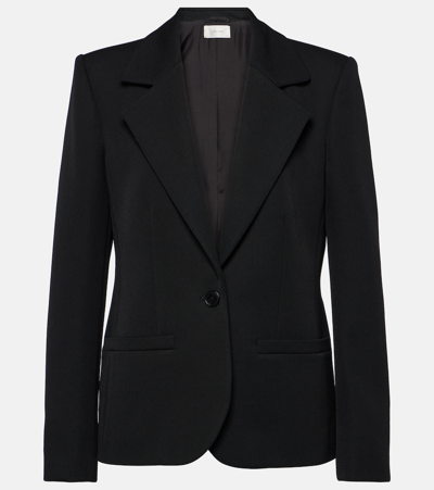 Shop The Row Dru Wool Suit Jacket In Black