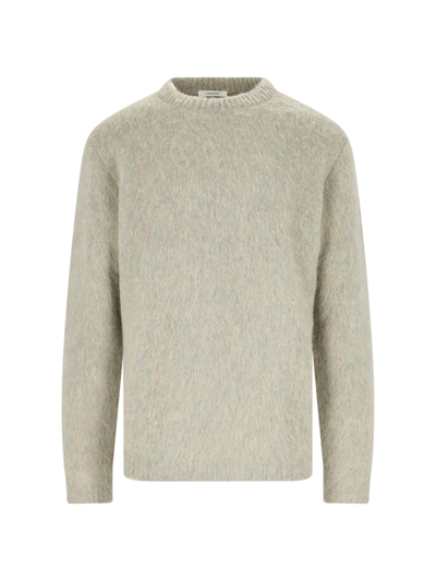 Shop Lemaire Brushed Sweater In Green