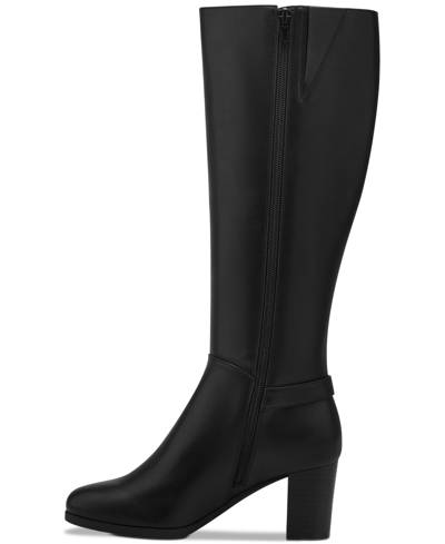 Shop Giani Bernini Women's Adonnys Memory Foam Knee High Dress Boots, Created For Macy's In Black