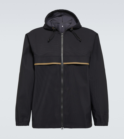 Shop Gr10k Hooded Fleece Jacket In Black