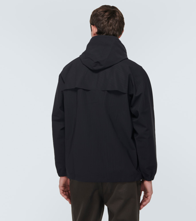 Shop Gr10k Hooded Fleece Jacket In Black