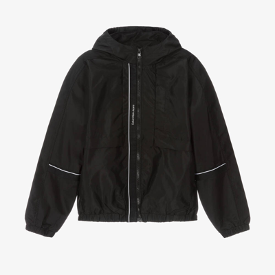 Shop Calvin Klein Teen Boys Black Windbreaker Jacket