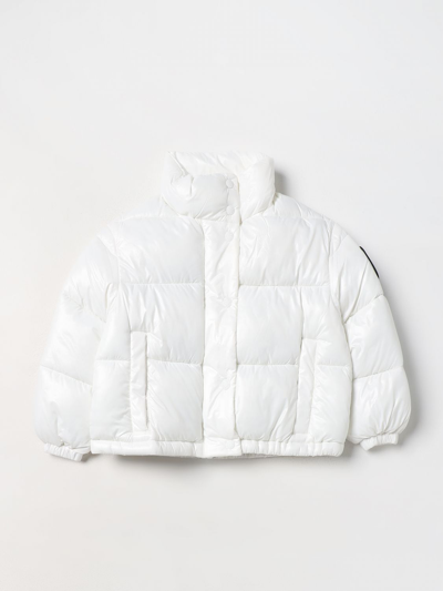 Shop Save The Duck Jacket  Kids Color White