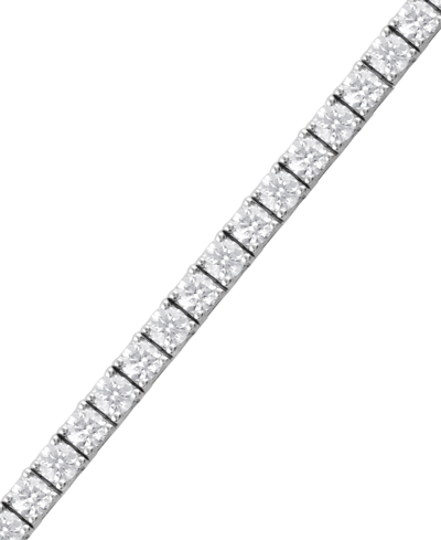 Shop Badgley Mischka Lab Grown Diamond Tennis Bracelet (7 Ct. T.w.) In 14k White Gold