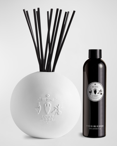 L'objet Bois Sauvage Porcelain Diffuser Set 235ml