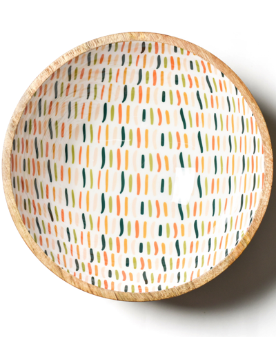 Shop Coton Colors Feathered Wood Bowl In Multi