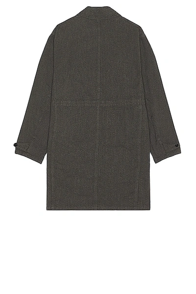 Shop Visvim Pointer Coat In Grey