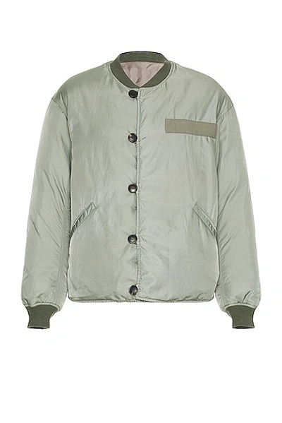 Visvim Corps Down Jacket In Olive