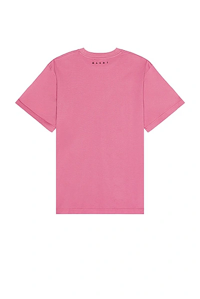 Shop Marni T-shirt In Cassis