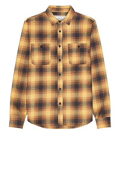 Shop One Of These Days San Marcos Flannel Shirt In Saffron