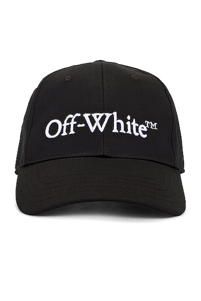 Shop Off-white Bookish Baseball Cap In Black