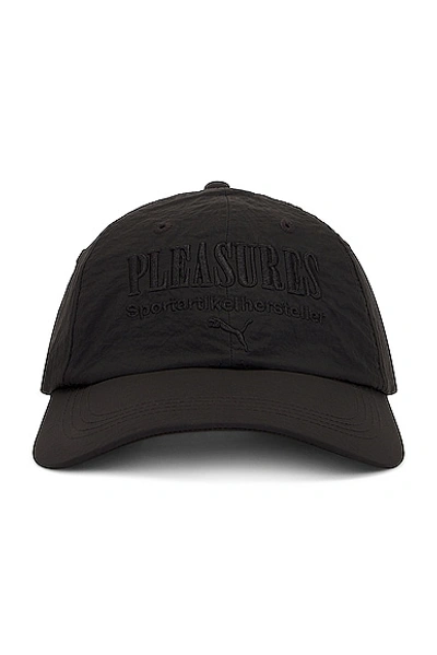 Shop Puma X Pleasures Baseball Cap In Black