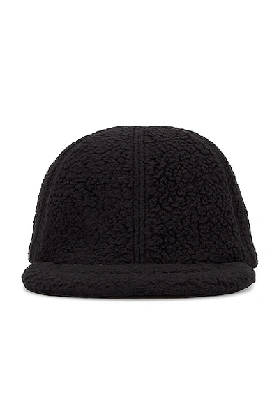 Shop Snow Peak Thermal Boa Fleece Cap In Black