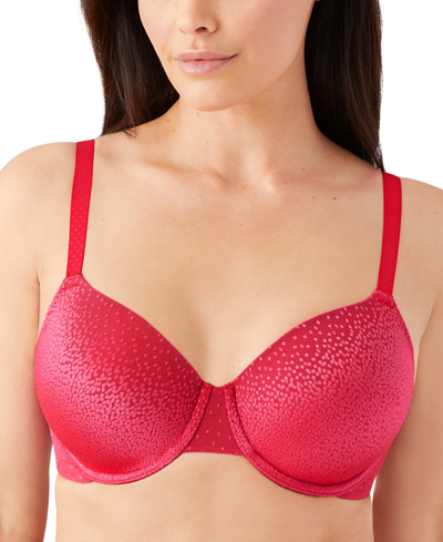 Shop Wacoal Women's Back Appeal Underwire Contour Bra 853303 In Barbados Cherry
