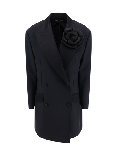 Shop Dolce & Gabbana Blazer Jacket In Nero