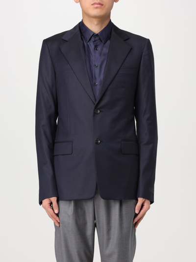 Shop Lanvin Jacket  Men Color Navy