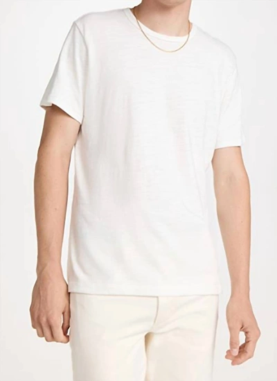 Rag & Bone Men's Classic Short Sleeve Tee In White In White