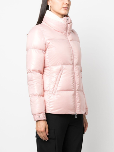 Shop Moncler Vistule Short Down Jacket In Pink