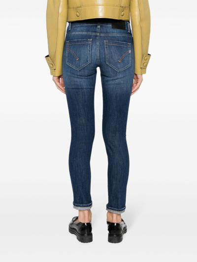 Shop Dondup Monroe Skinny Fit Denim Jeans In Blue