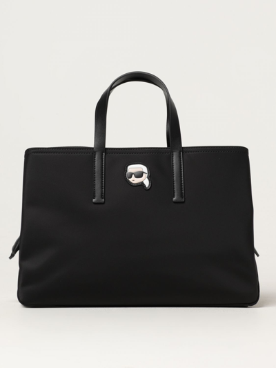 Shop Karl Lagerfeld Tote Bags  Woman Color Multicolor