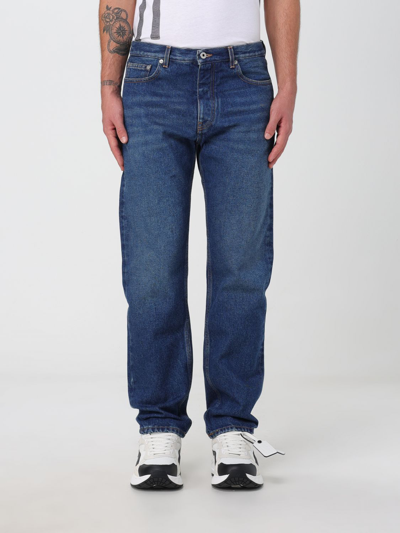 Shop Off-white Jeans  Men Color Denim