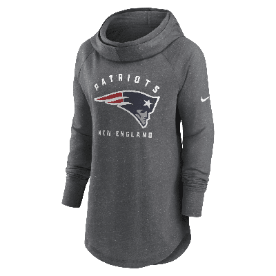 Shop Nike Women's Team (nfl New England Patriots) Pullover Hoodie In Grey