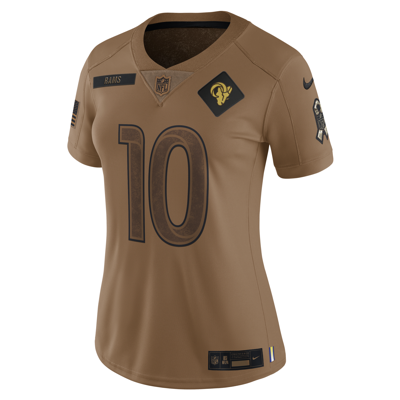 Shop Nike Cooper Kupp Los Angeles Rams Salute To Service  Women's Dri-fit Nfl Limited Jersey In Brown