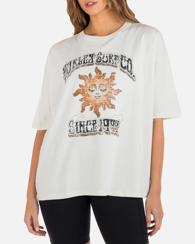 Shop Inmocean Women's With The Sun Boyfriend T-shirt In White Vintage