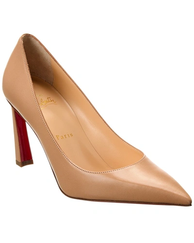 Shop Christian Louboutin Condora 85 Leather Pump In Brown