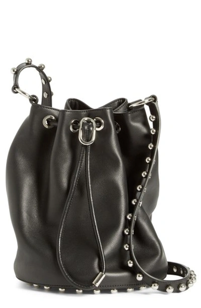 Alexander Wang Women's Leather Shoulder Bag Secchiello In Black