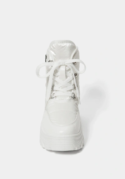 Bebe Jadah Boots In White