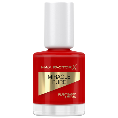 Shop Max Factor Miracle Pure Nail Polish Lacquer 12ml (various Shades) - Scarlet Poppy