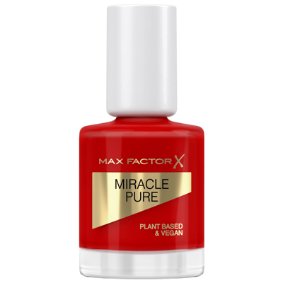 Max Factor Miracle Pure Nail Polish Lacquer 12ml (various Shades) - Scarlet Poppy In Scarlet Poppy