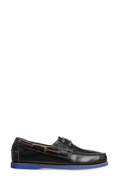 Shop Allen Edmonds Force 10 Boat Shoe In Black