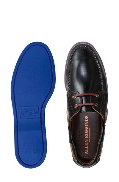 Allen Edmonds Force 10 Boat Shoe In Black
