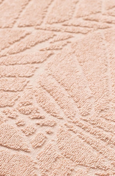 Slowtide Kalo Fringe Bath Towel In Light/ Pastel Pink