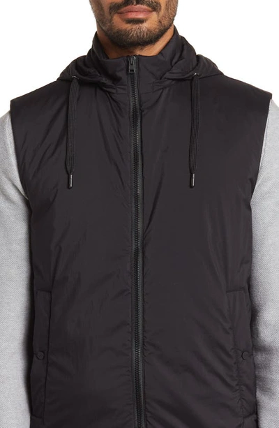 Herno Hooded Vest In 9300-nero