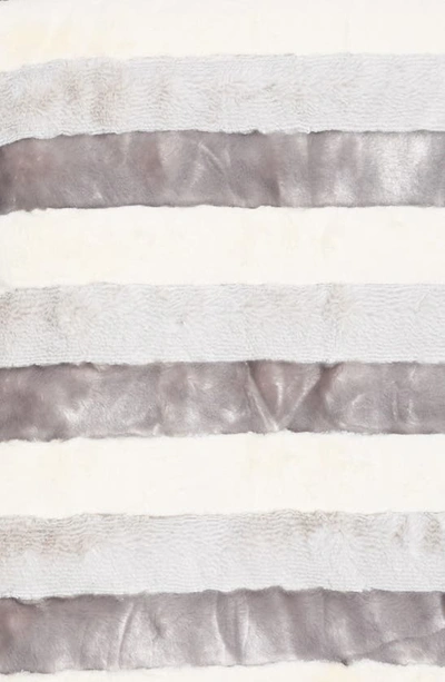 Shop Ugg ® Breton Faux Shearling Throw Blanket In Seal