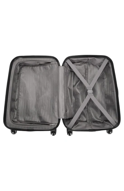 Kenneth Cole Reaction Out Of Bounds 20" Lightweight Hardside 4-wheel Spinner Carry-on Luggage In Charcoal