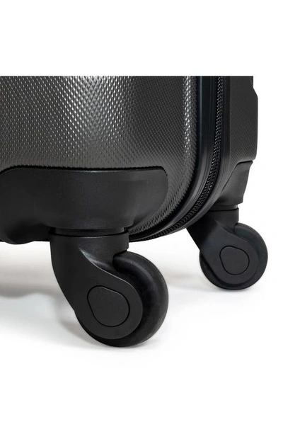 Kenneth Cole Reaction Out Of Bounds 20" Lightweight Hardside 4-wheel Spinner Carry-on Luggage In Charcoal