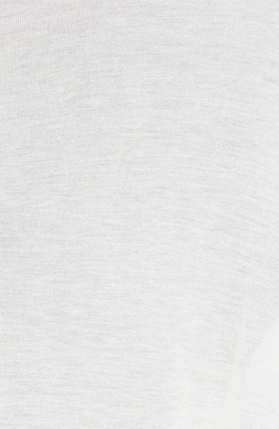 Rick Owens Oversized Asymmetric Shaped T-shirt In Milk