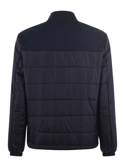 Shop Paoloni Jacket In Blu Scuro