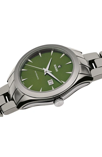 Shop Rado Hyperchrome Automatic Bracelet Watch, 36mm In Green