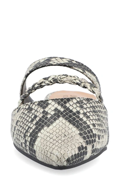 Shop Journee Collection Olivea Mule In Snake