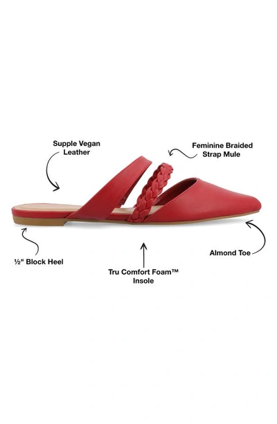 Journee Collection Olivea Mule In Red