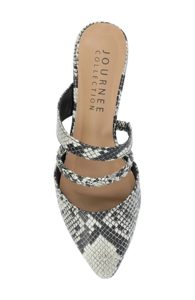 Shop Journee Collection Olivea Mule In Snake