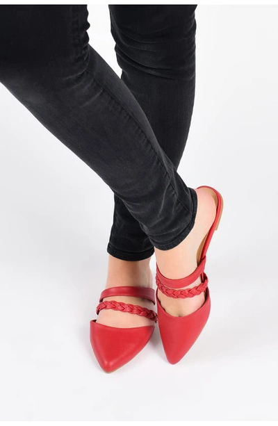 Journee Collection Olivea Mule In Red
