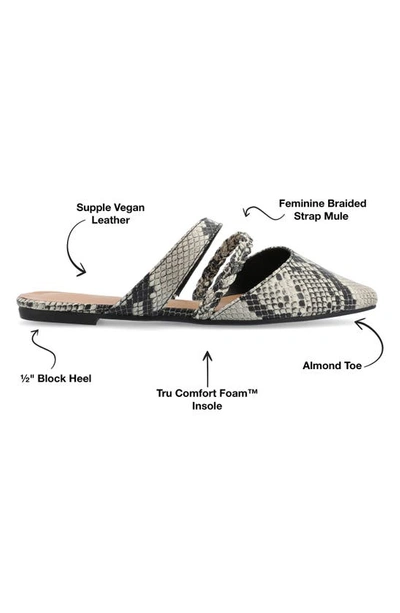 Journee Collection Olivea Mule In Snake